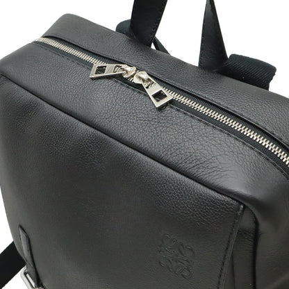 Loewe Anagram Military Backpack Leather Black Silver — view 6
