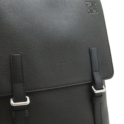 Loewe Anagram Military Backpack Leather Black Silver — view 8
