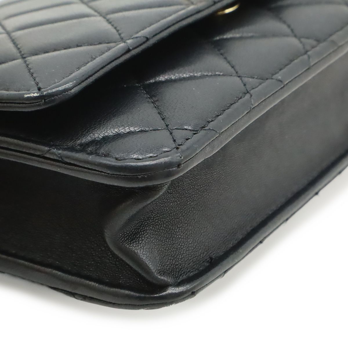 Chanel Trendy CC Quilted Chain Wallet Coin Purse Card Case Lambskin Leather — view 3