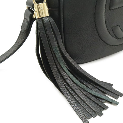 Gucci Soho Small Disco Tassel Fringe Shoulder Bag Pochette Crossbody Leather — view 9