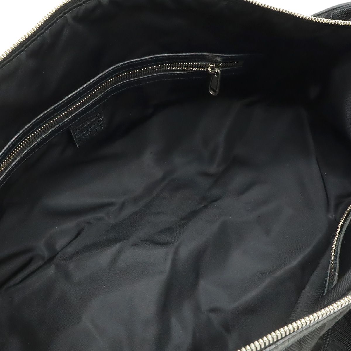 Gucci Off the Grid Duffle Boston Bag 2-Way Nylon Canvas Black — view 6