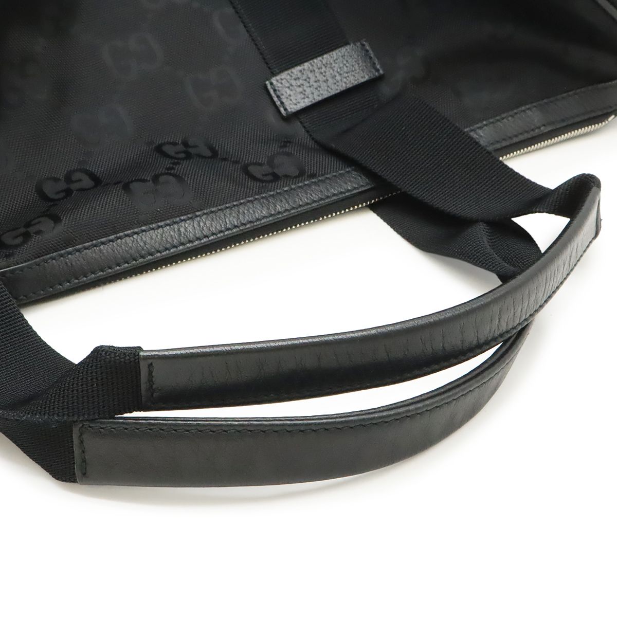 Gucci Off the Grid Duffle Boston Bag 2-Way Nylon Canvas Black — view 4