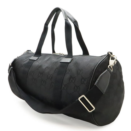 Gucci Off the Grid Duffle Boston Bag 2-Way Nylon Canvas Black — view 2