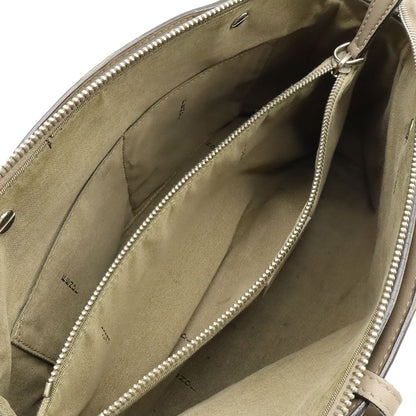 Fendi by the Way 2-Way Shoulder Bag Leather Gray Silver — view 8
