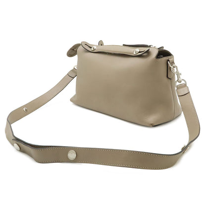 Fendi by the Way 2-Way Shoulder Bag Leather Gray Silver — view 2