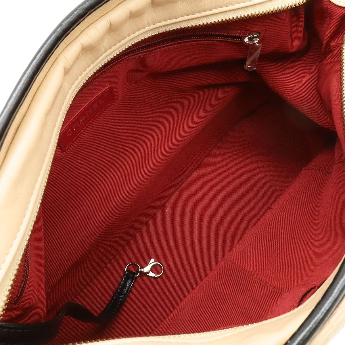 Chanel Gabriel de Quilted Large Hobo Chain Shoulder Bag Calfskin Bicolor Pink — view 7