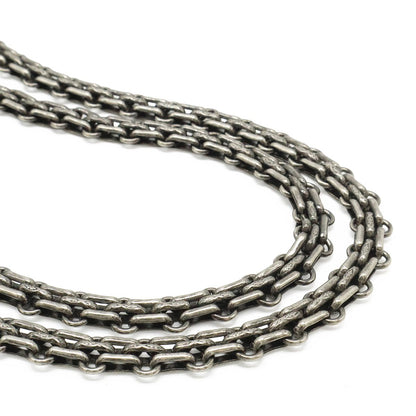 Chanel 2.55 Shoulder Bag Chain Crossbody Canvas Cotton Purple Silver — view 5