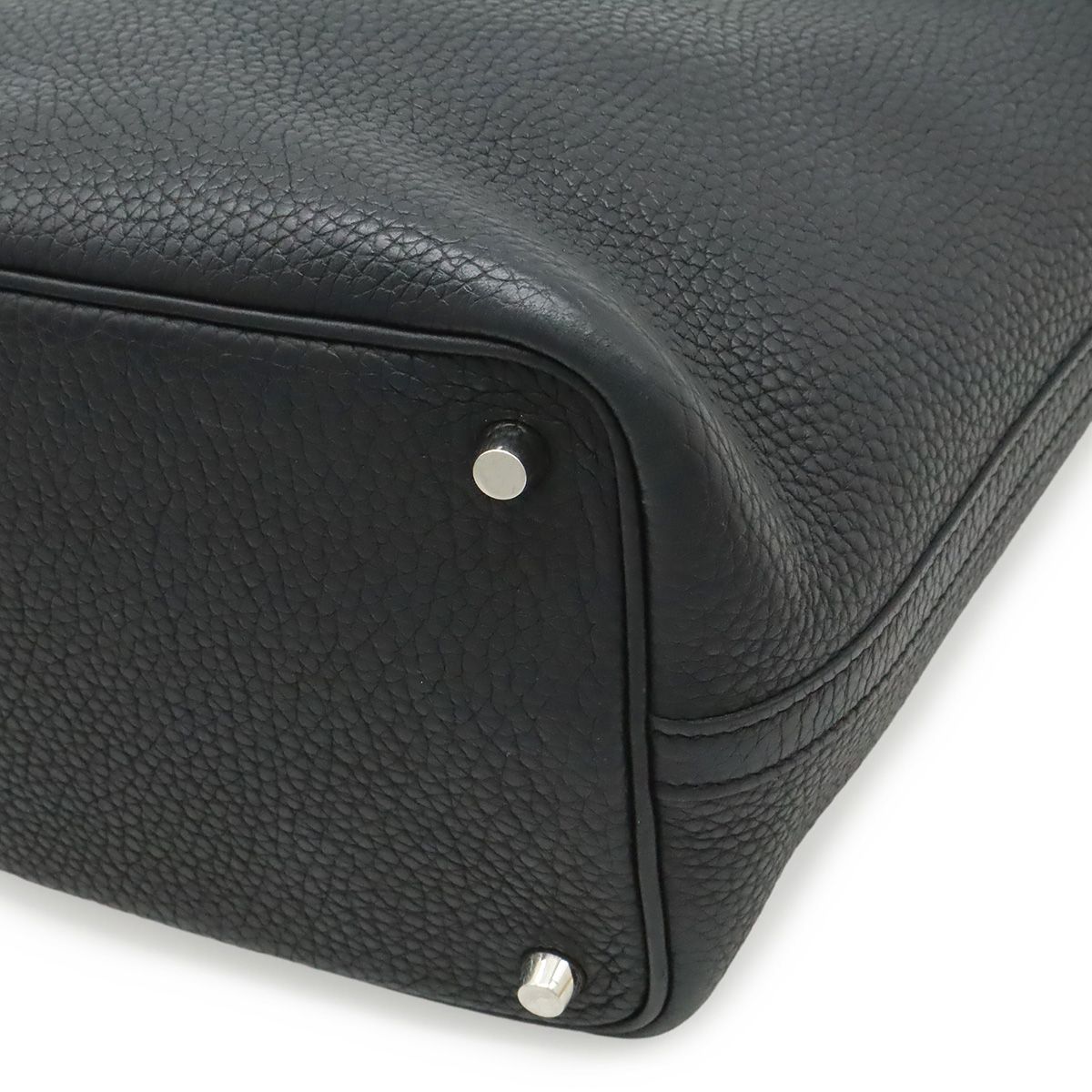 Hermes Picotin Lock PM Tresage de Cuir Tote Veau Epsom Noir Black — view 3