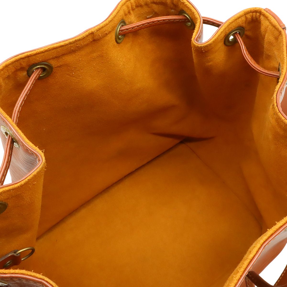 Louis Vuitton Epi Petit Noe Drawstring Shoulder Bag Semi Kenya Brown — view 5