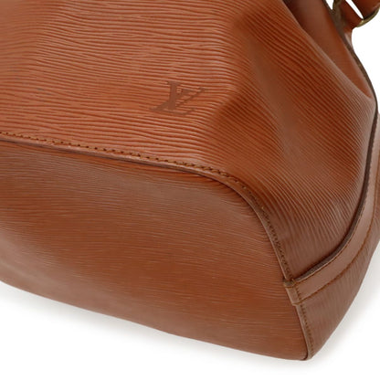 Louis Vuitton Epi Petit Noe Drawstring Shoulder Bag Semi Kenya Brown — view 3