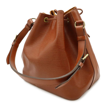 Louis Vuitton Epi Petit Noe Drawstring Shoulder Bag Semi Kenya Brown — view 2
