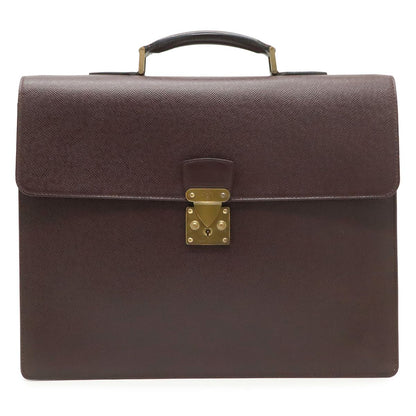 Louis Vuitton Taiga Serviette Moscova Business Briefcase Documents Purse