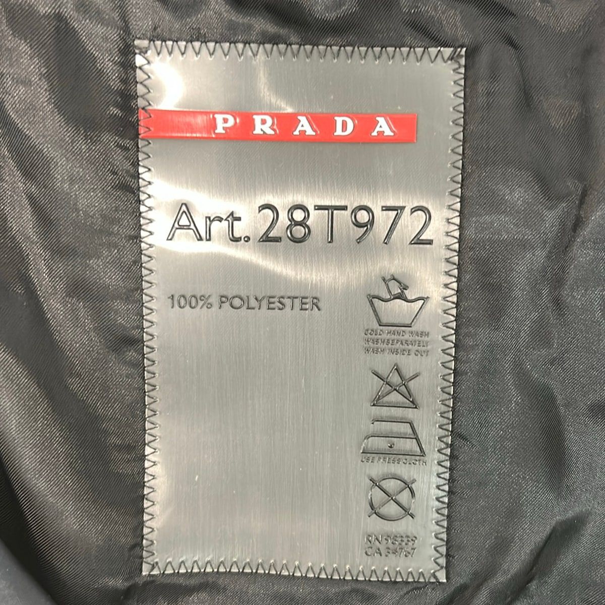 Prada Sport Coat 40 M Black Long Sleeve Spring Autumn — view 3