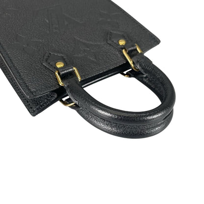 Louis Vuitton Monogram Shoulder Bag Petite Sac Plat Black — view 6