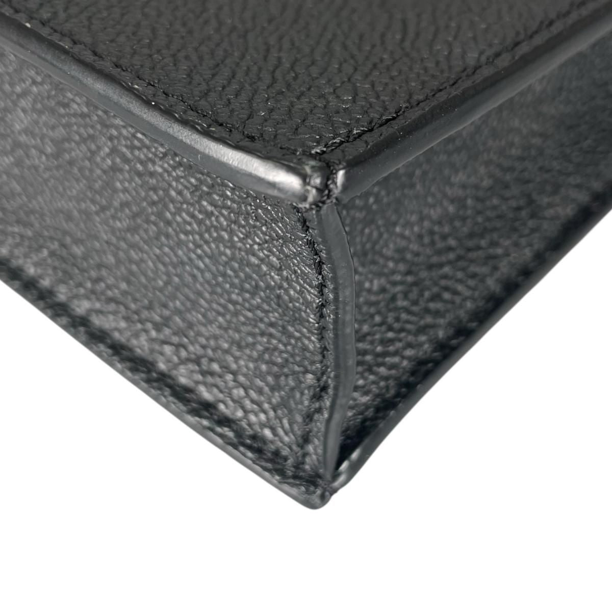 Louis Vuitton Monogram Shoulder Bag Petite Sac Plat Black — view 8