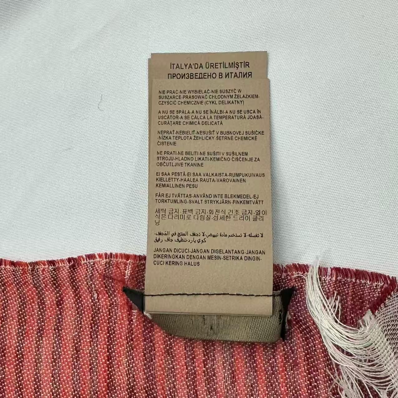 Versace Scarf Shawl Fringe Orange — view 9