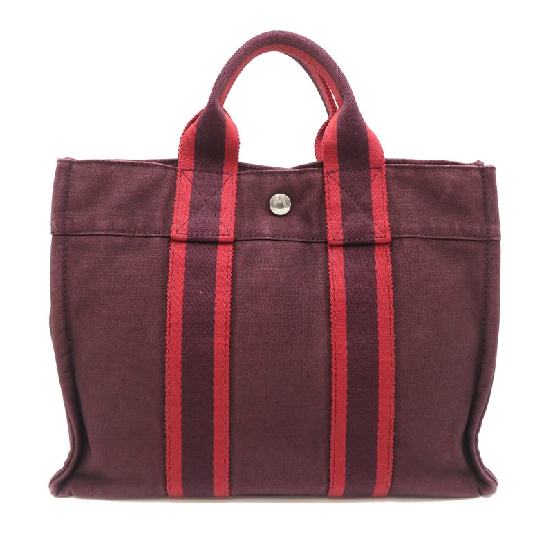 Hermes Tote Burgundy