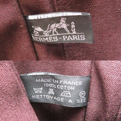 Hermes Tote Burgundy — view 8