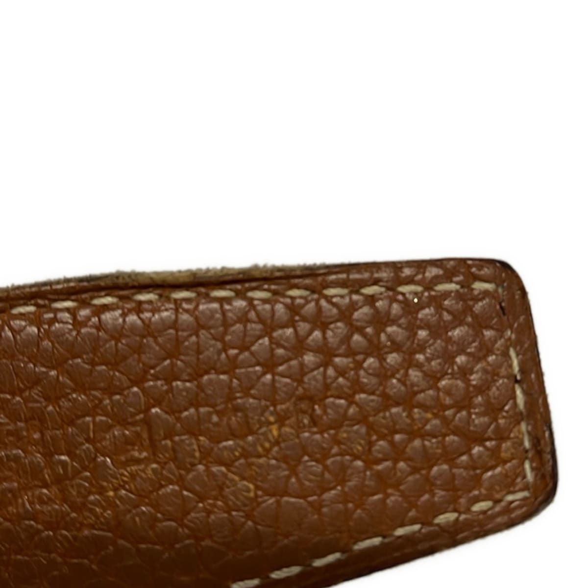 Hermes Belt 90 Black Gold Leather — view 5
