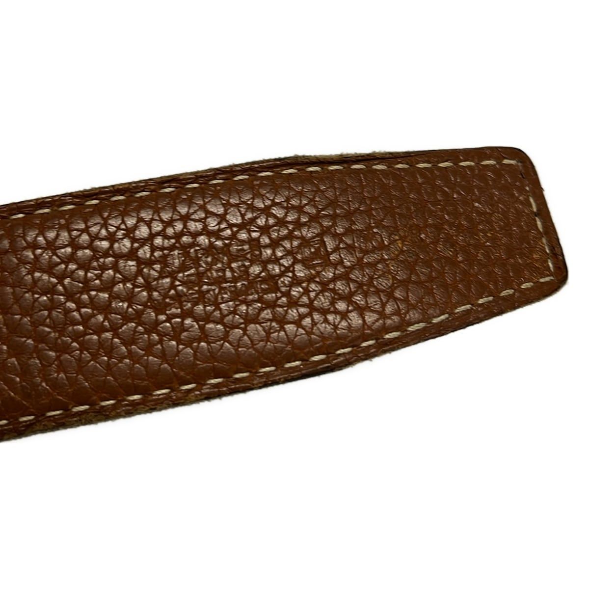 Hermes Belt 90 Black Gold Leather — view 4