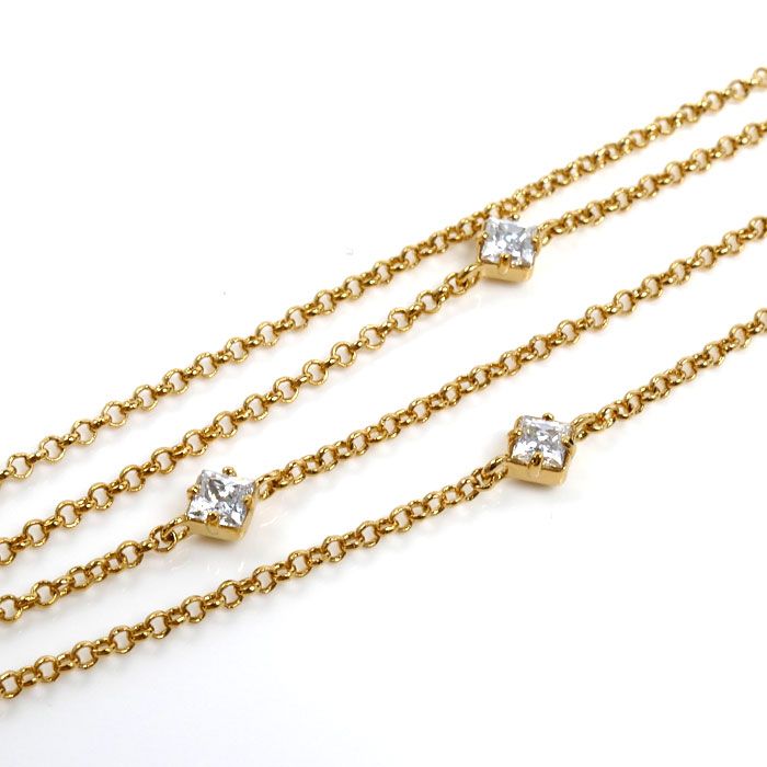 Louis Vuitton Metal Necklace LV 41 cm — view 4