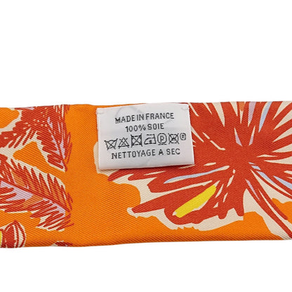 Hermes Twill Reil le Dete Summer Stripes Scarf — view 7