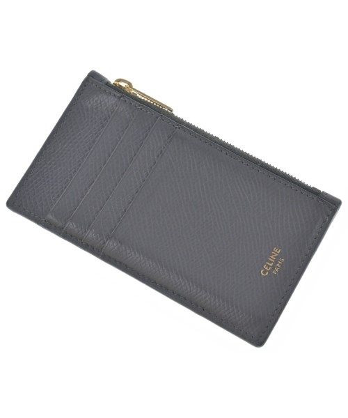 Celine Card Case Card Holders Gray