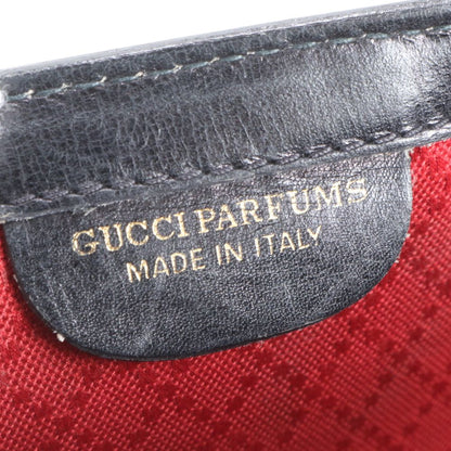 Gucci Vintage GG Canvas Sherry Line Leather Shoulder Bag Crossbody — view 9
