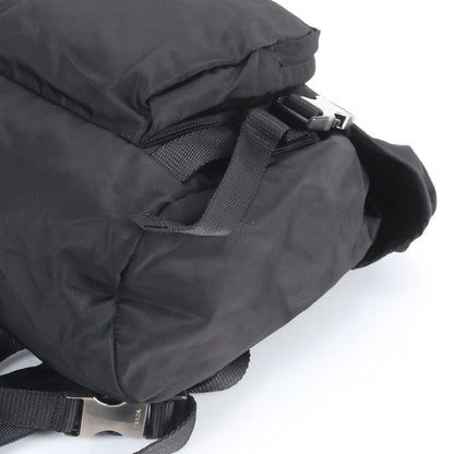 Prada Tessuto Nylon Triangle Logo Sac Backpack Black — view 4