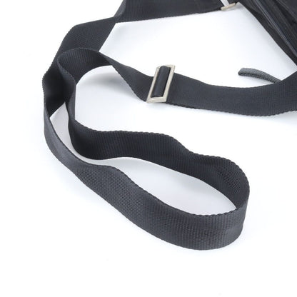 Prada Tessuto Nylon Triangle Logo Leather Shoulder Bag Crossbody Messenger — view 3