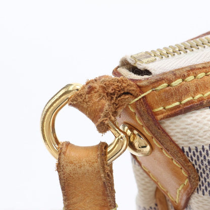 Louis Vuitton Damier Azur Syracuse PM Leather Shoulder Bag Crossbody — view 9