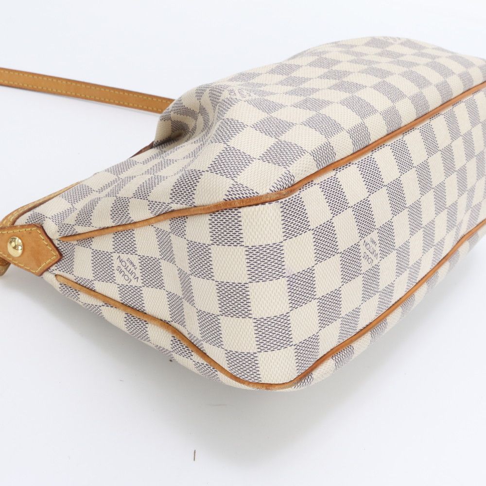 Louis Vuitton Damier Azur Syracuse PM Leather Shoulder Bag Crossbody — view 4