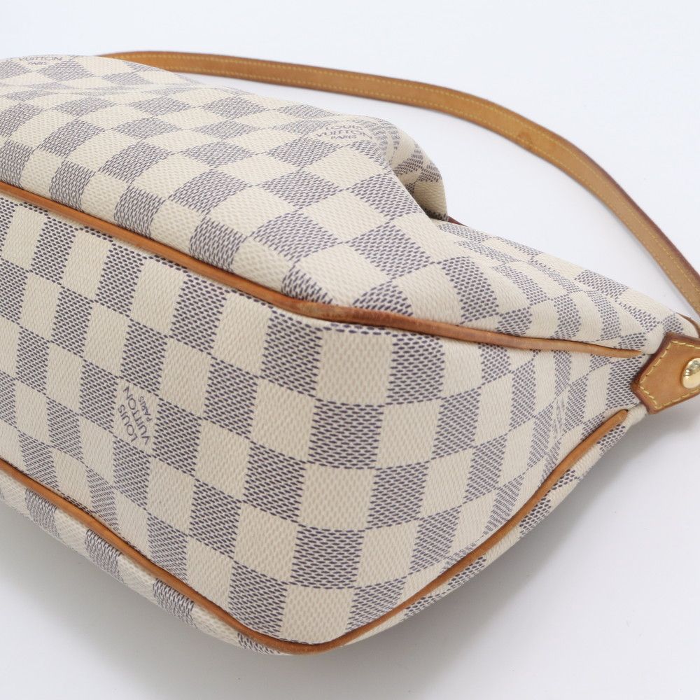 Louis Vuitton Damier Azur Syracuse PM Leather Shoulder Bag Crossbody — view 5