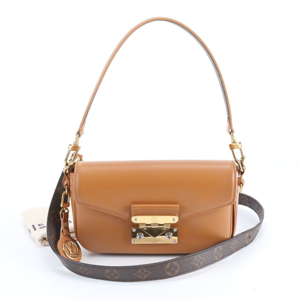 Louis Vuitton Swing Hazelnut 2-Way Shoulder Bag Crossbody Hand — view 4