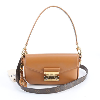 Louis Vuitton Swing Hazelnut 2-Way Shoulder Bag Crossbody Hand — view 4