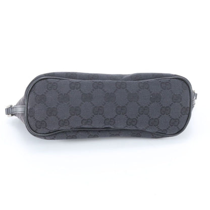 Gucci GG Canvas 039 Leather Handbag Tote Black — view 5