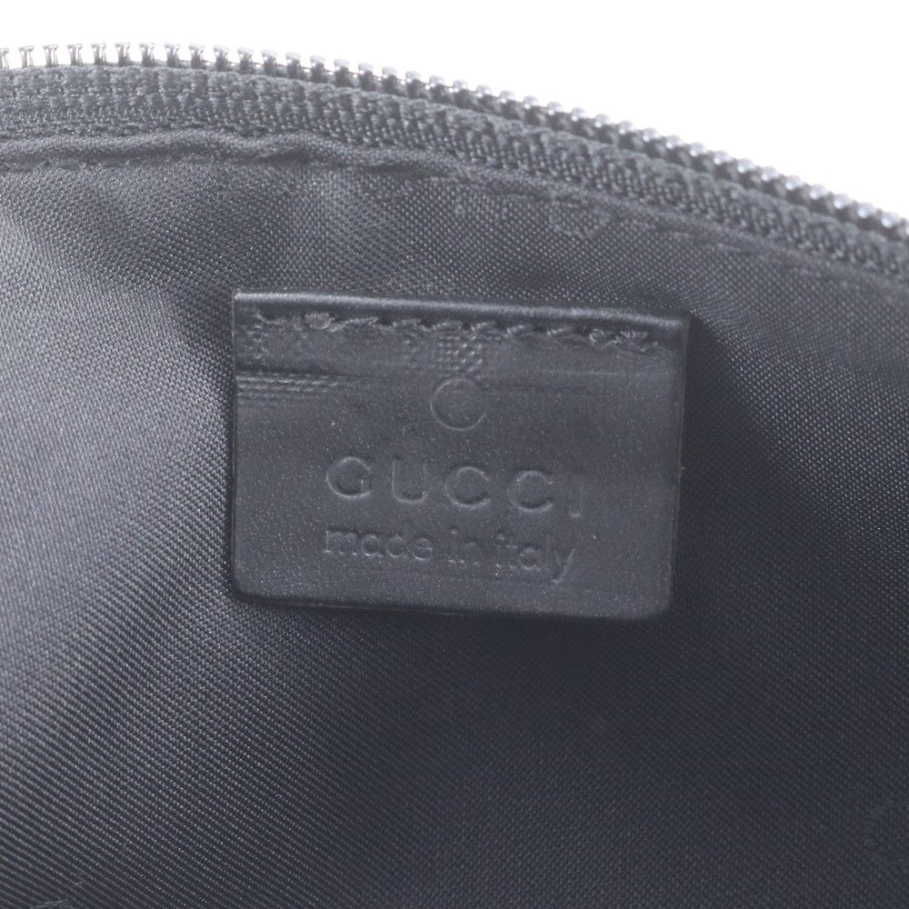 Gucci GG Canvas 039 Leather Handbag Tote Black — view 8