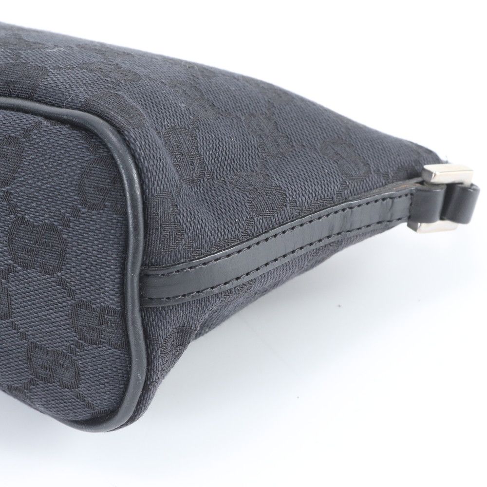 Gucci GG Canvas 039 Leather Handbag Tote Black — view 4