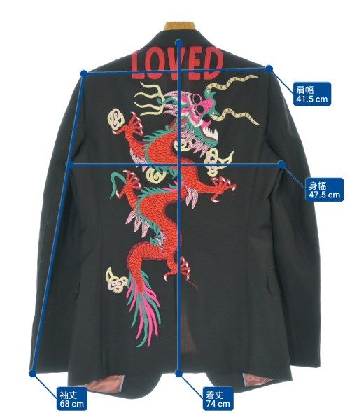 Gucci Tailored Jacket Black — view 7