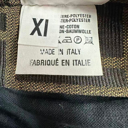Fendi Set Sleeveless Top Trapezoid Skirt Zucca Pattern FF Logo 42 Brown — view 9