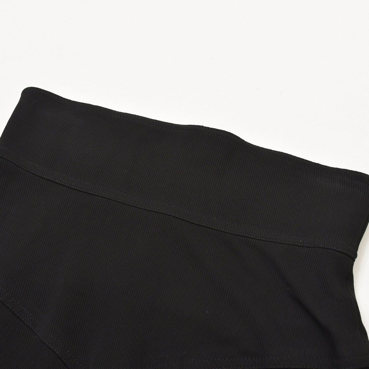 Chanel Boutique Black Skirt Flare Mellow Polished Rayon Vintage — view 3