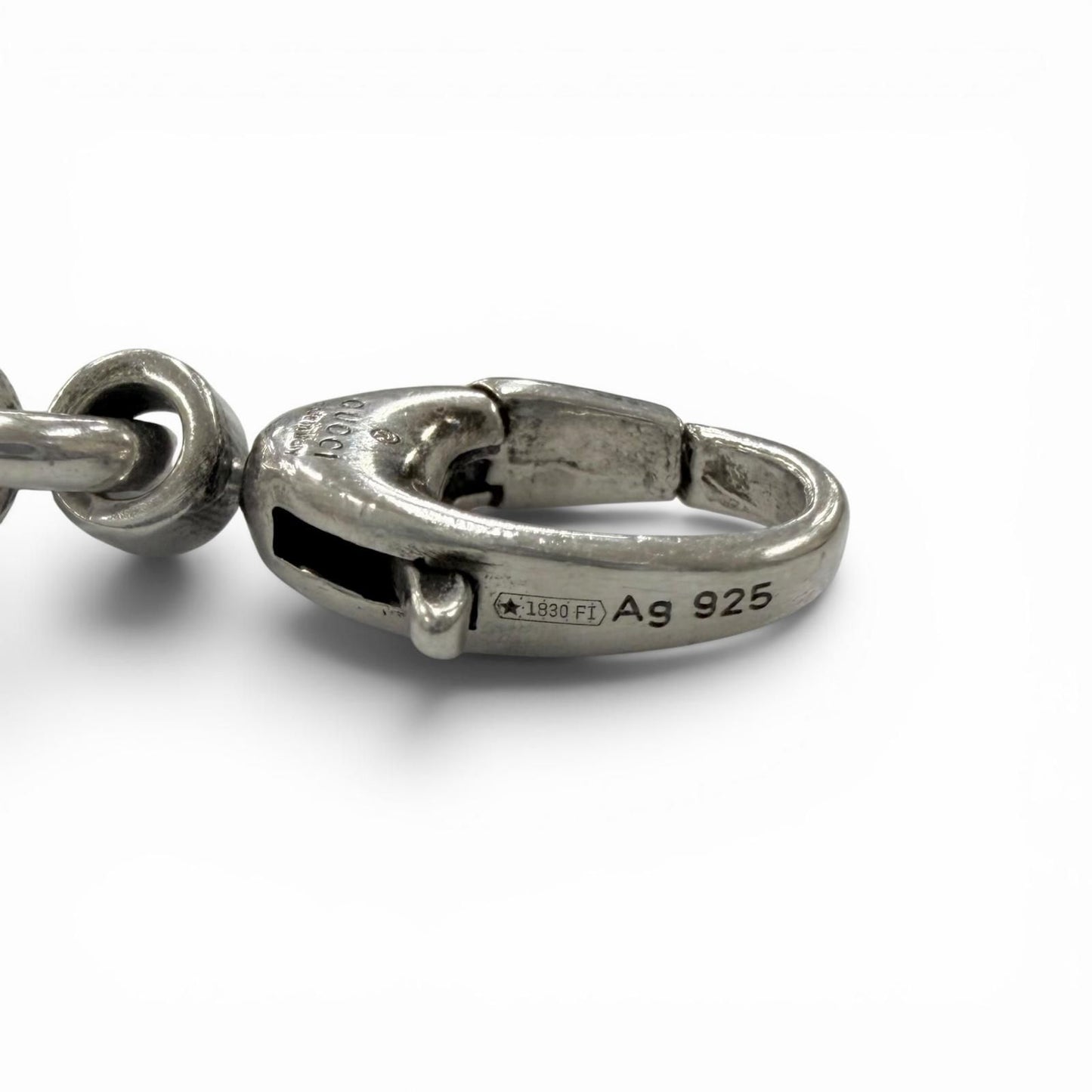 Gucci Interlocking Chain Necklace Silver — view 7