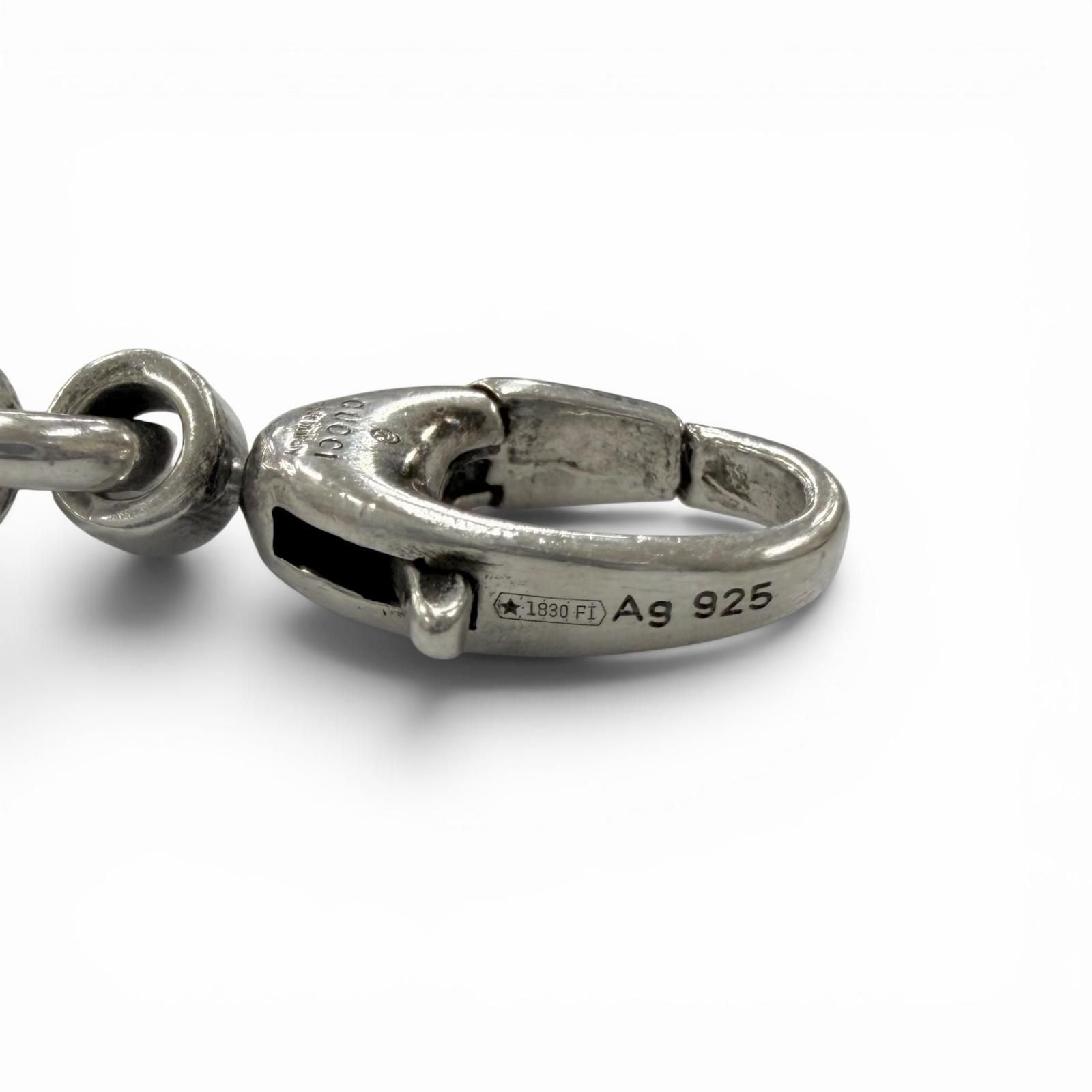 Gucci Interlocking Chain Necklace Silver — view 7