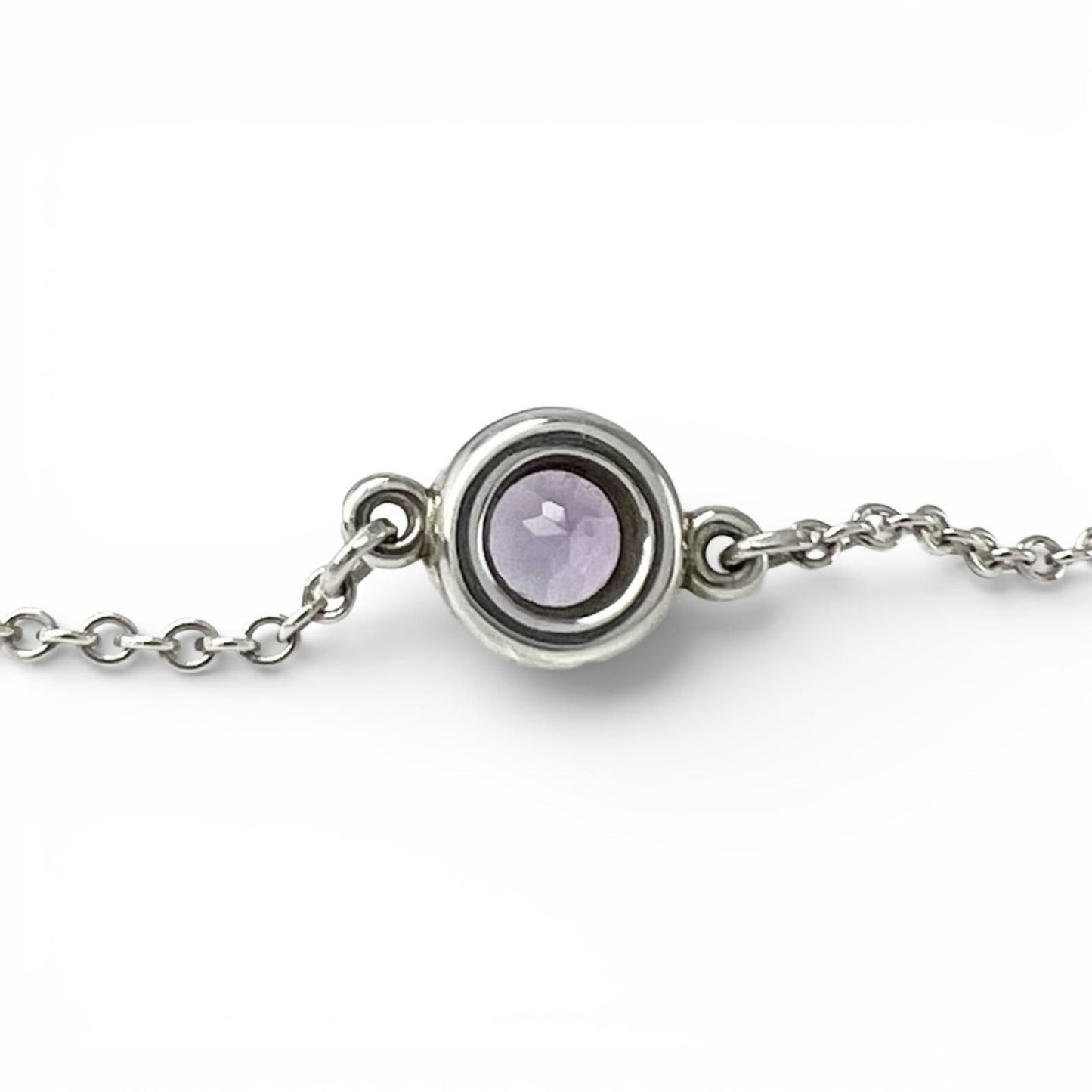 Tiffany & Co Elsa Peretti Color by the Yard Amethyst Bracelet Silver — view 4