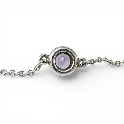 Tiffany & Co Elsa Peretti Color by the Yard Amethyst Bracelet Silver — view 4