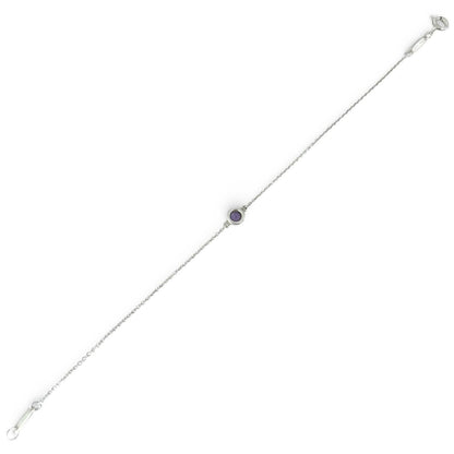 Tiffany & Co Elsa Peretti Color by the Yard Amethyst Bracelet Silver — view 3
