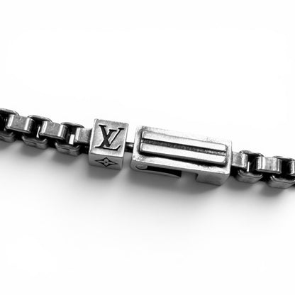 Louis Vuitton Chain Necklace LV Terra Silver — view 5