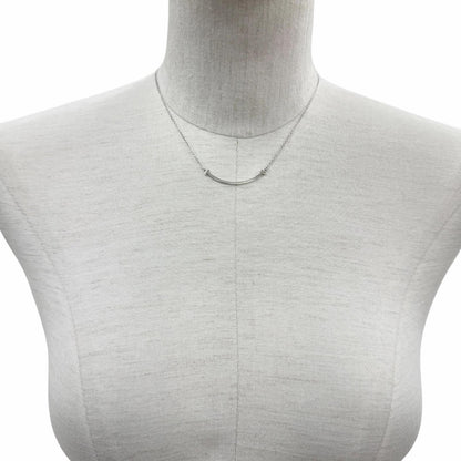 Tiffany & Co T Smile Pendant Small Necklace Silver — view 2