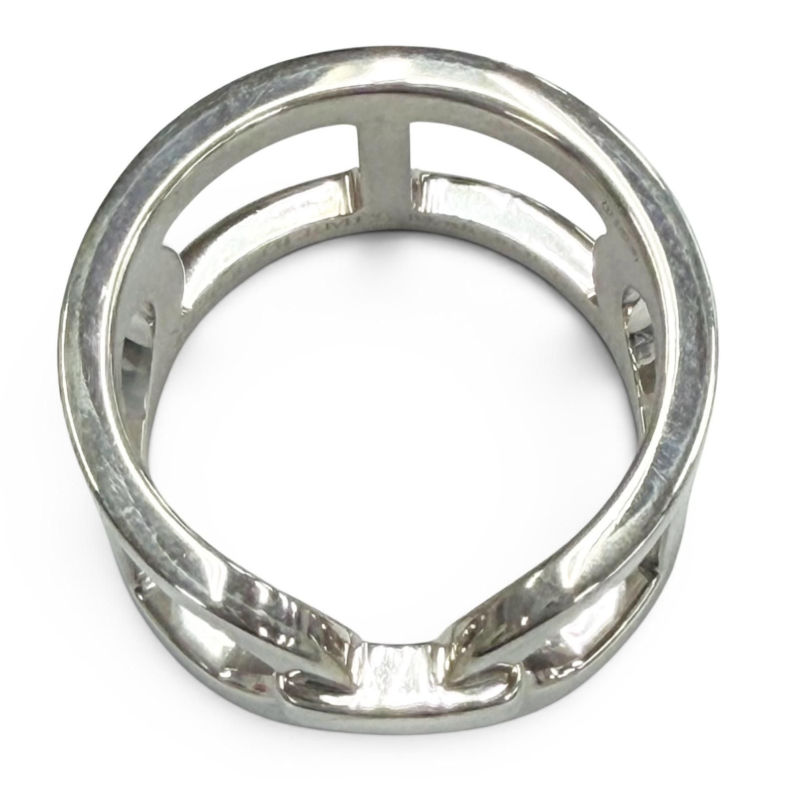 Hermes Chene D'ancre Ring Silver 48 Jp8 Recommended — view 6