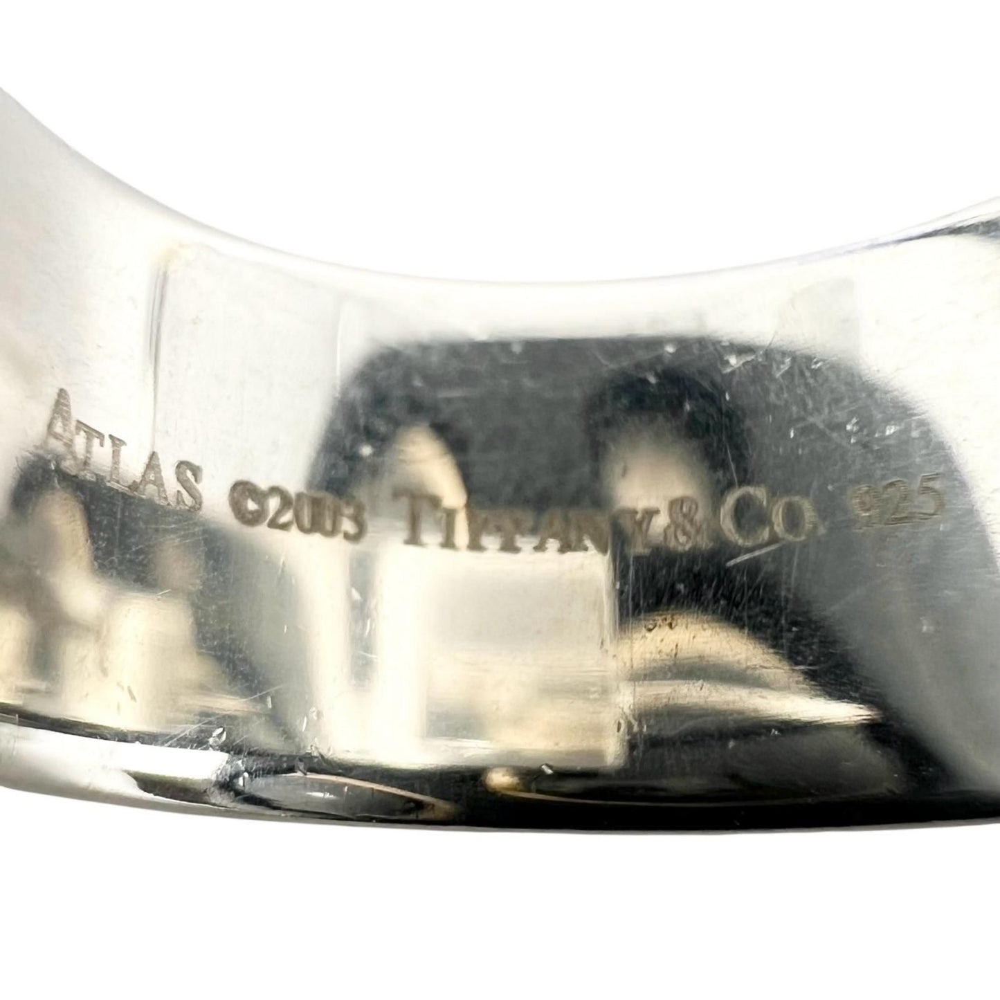 Tiffany & Co Atlas 925 Hoop Earrings Silver — view 6